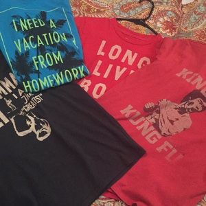 Lot of peek 4 Super soft hip shirts boys.